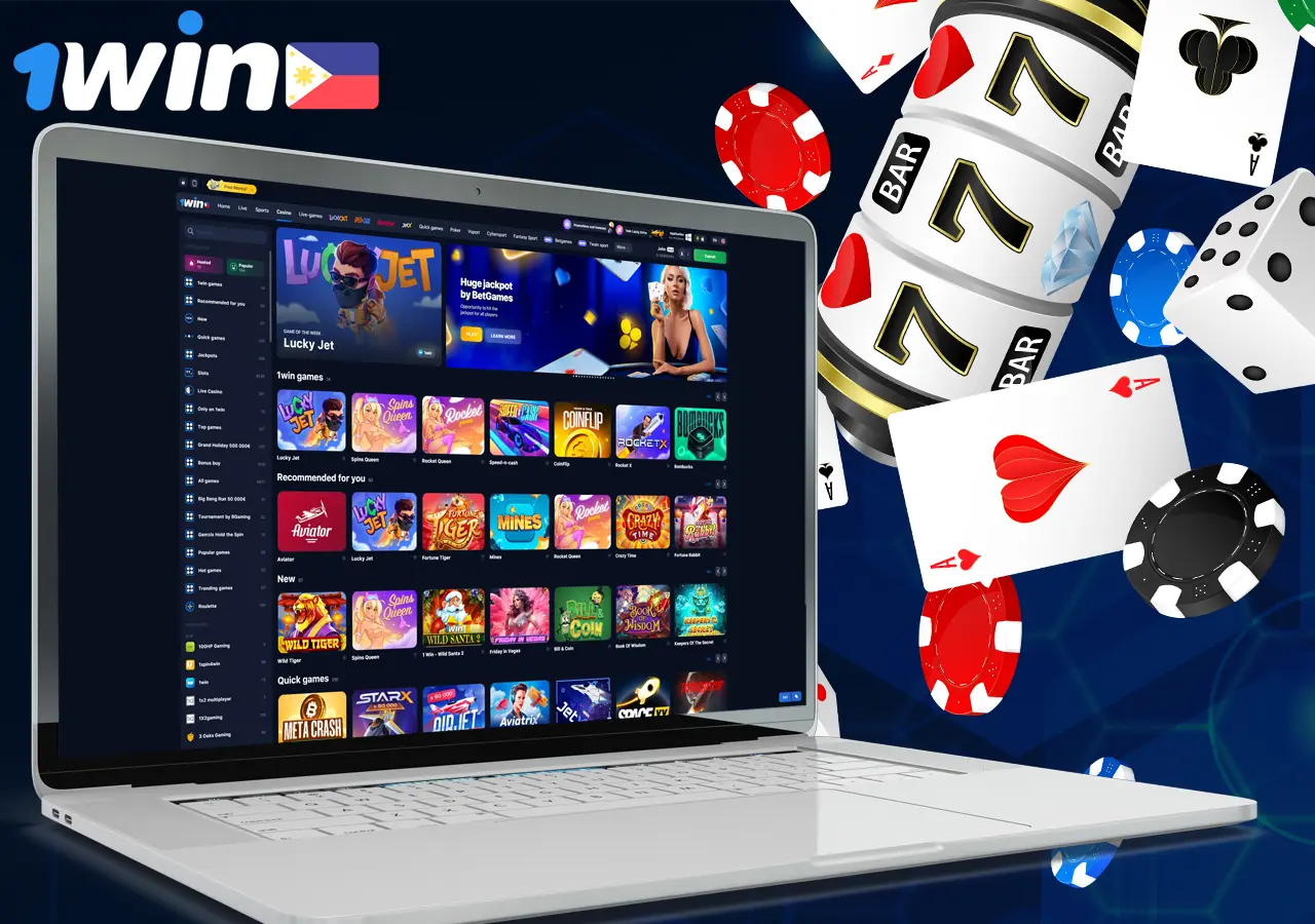 1Win's huge collection of casino games