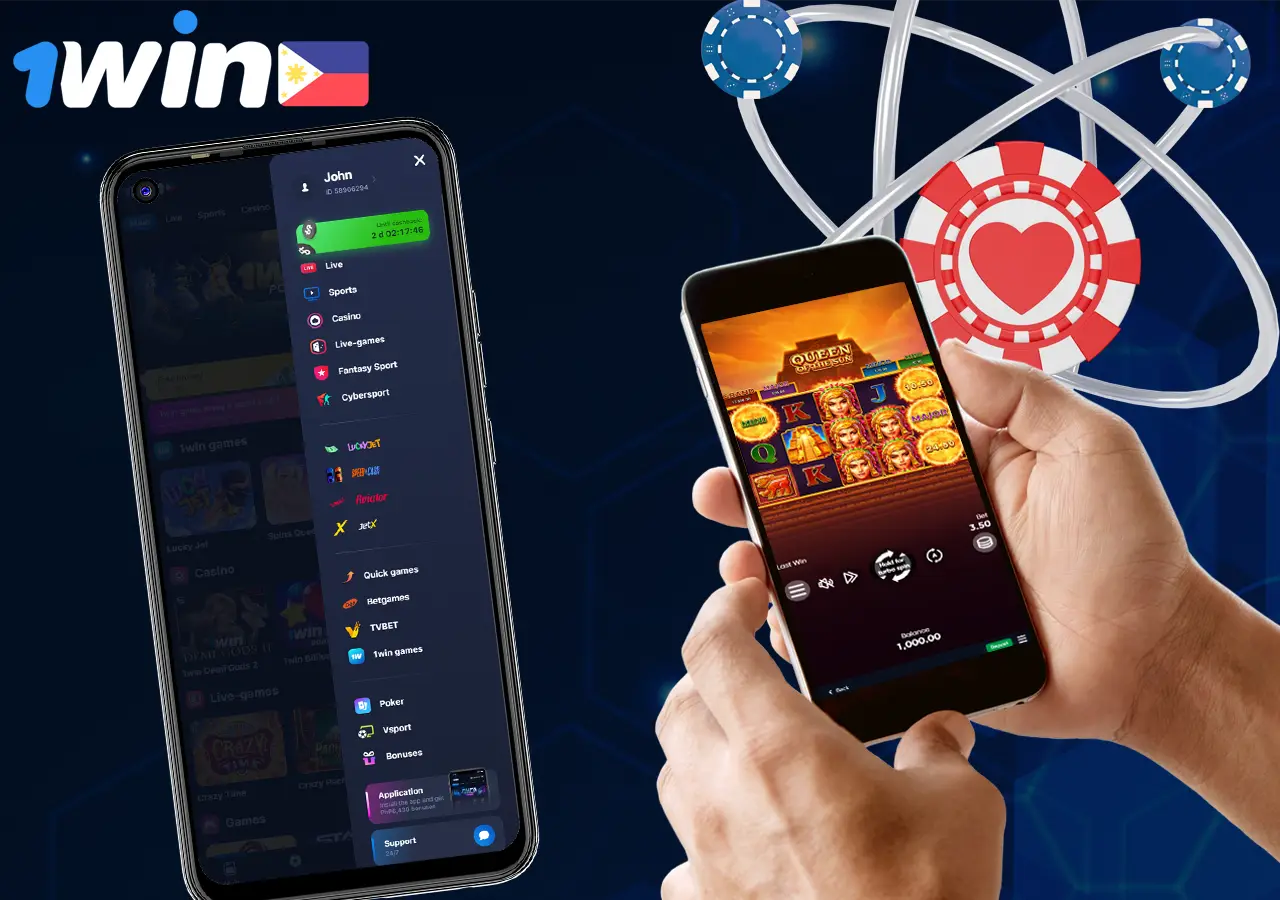 What the 1Win app offers for Filipinos