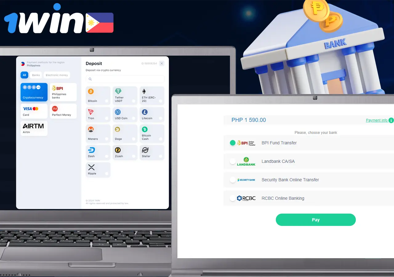 How to deposit to your account on 1Win